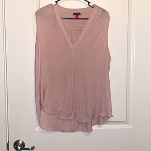 Vince Camuto beautiful silky pink blouse. XL SIZE